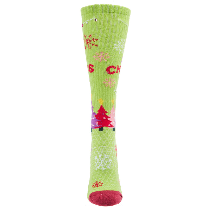 Lucky Chuck Merry Christmas Y`all Performance Crew Socks