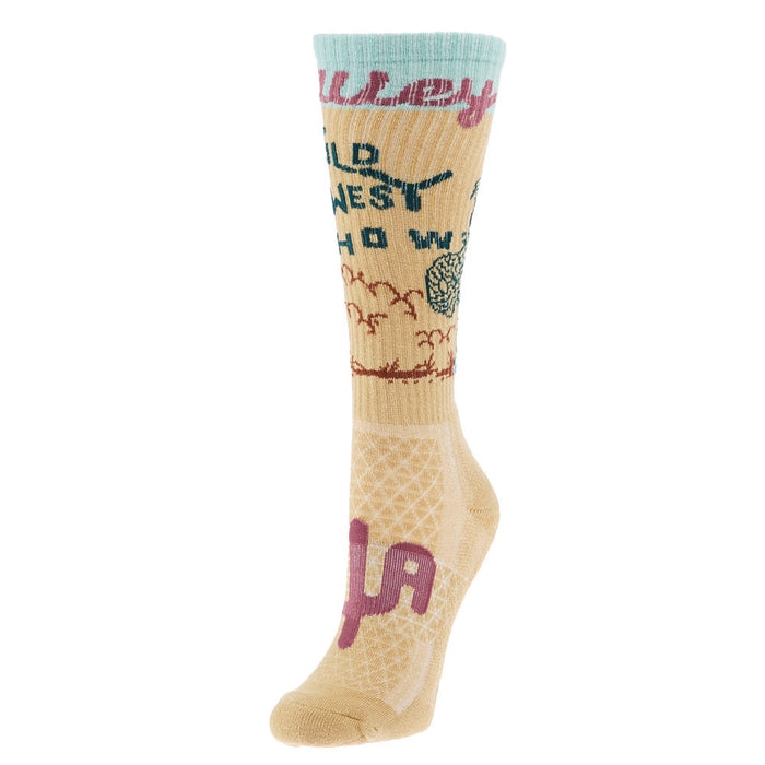 Lucky Chuck Cactus Alley Wild West Show Performance Crew Socks OSFM