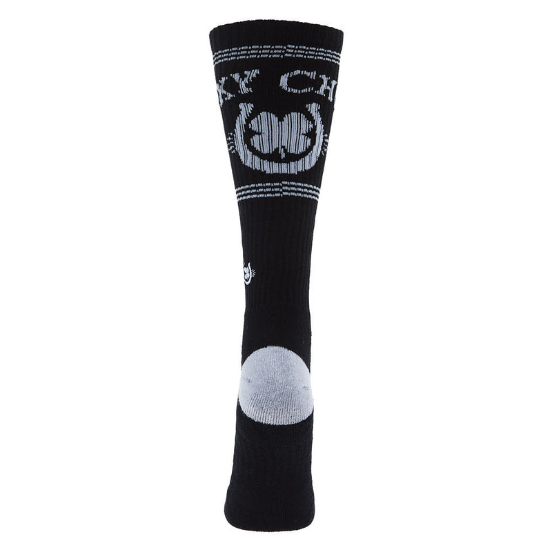 Lucky Chuck Retro Black and White Performance Crew Socks