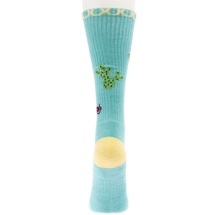 Lucky Chuck Get Aqua Performance Crew Socks