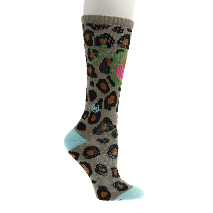 Lucky Chuck Women's Leopard Diva Performance Socks