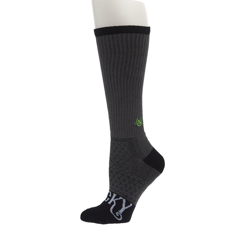 Lucky Chuck Women's The Cowboy Gray Performance Socks