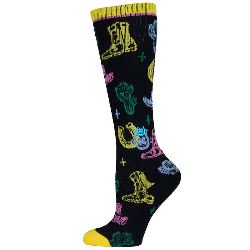 Lucky Chuck Neon Wrangler Performance Socks