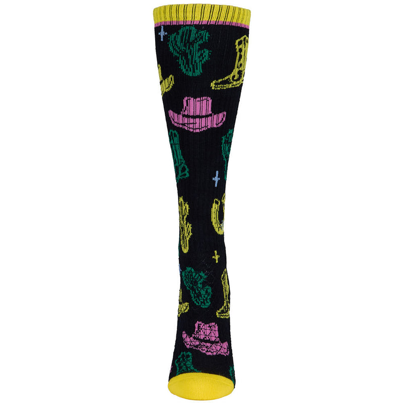 Lucky Chuck Neon Wrangler Performance Socks