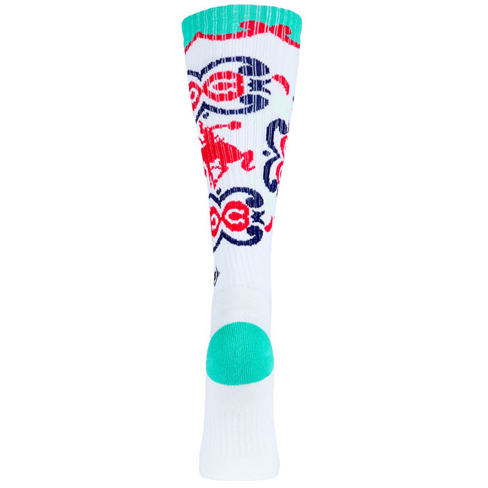 Lucky Chuck Ranch Glam Teal Performance Boot Socks