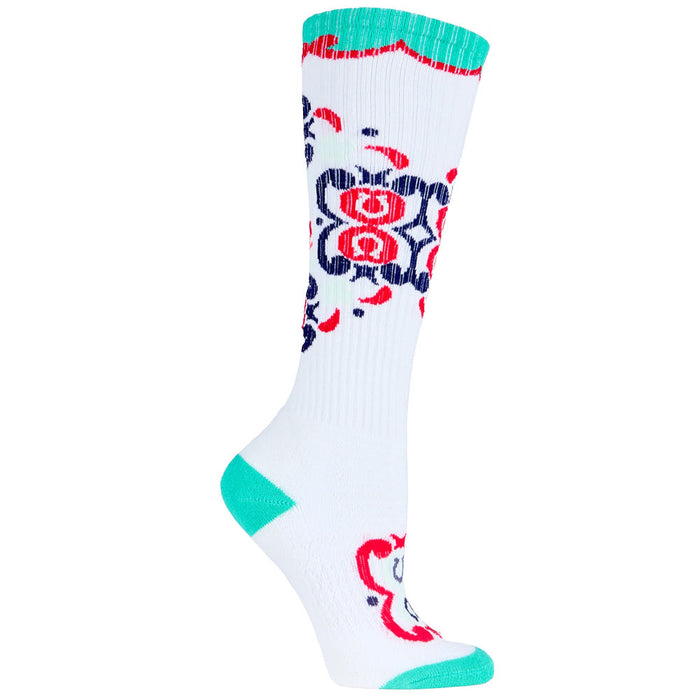 Lucky Chuck Ranch Glam Teal Performance Boot Socks