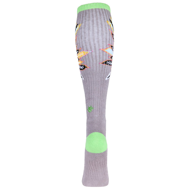 Lucky Chuck Don’t Walk In Fear Gray Performance Boot Socks