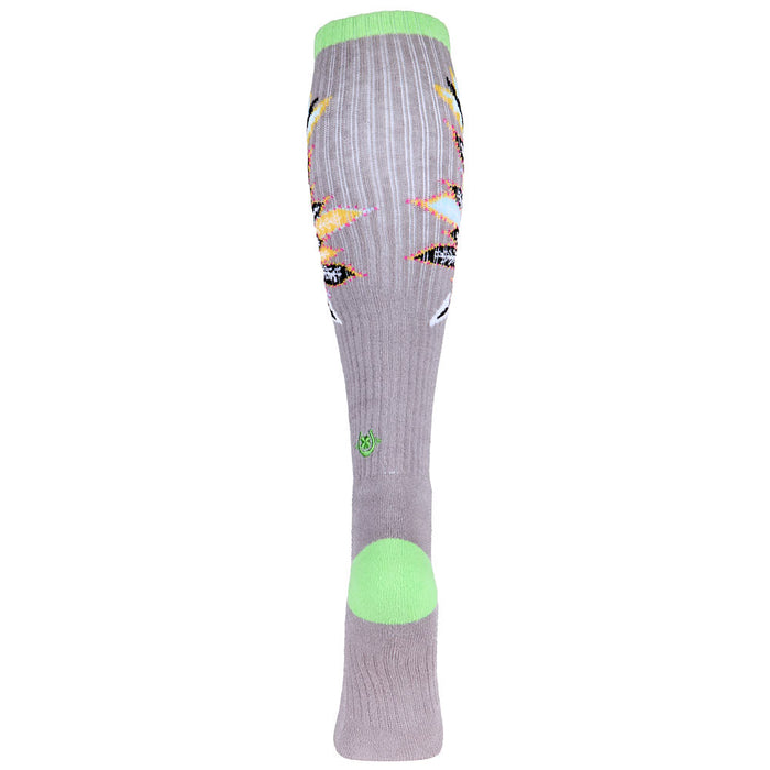 Lucky Chuck Don’t Walk In Fear Gray Performance Boot Socks