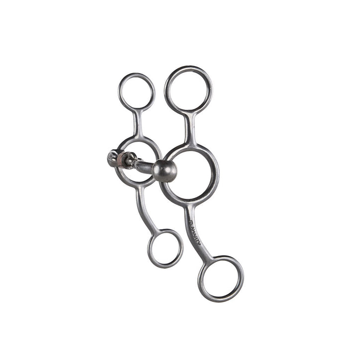 Flaharty Bits  Spurs Smooth 3pc Lil Circle Gag Bit