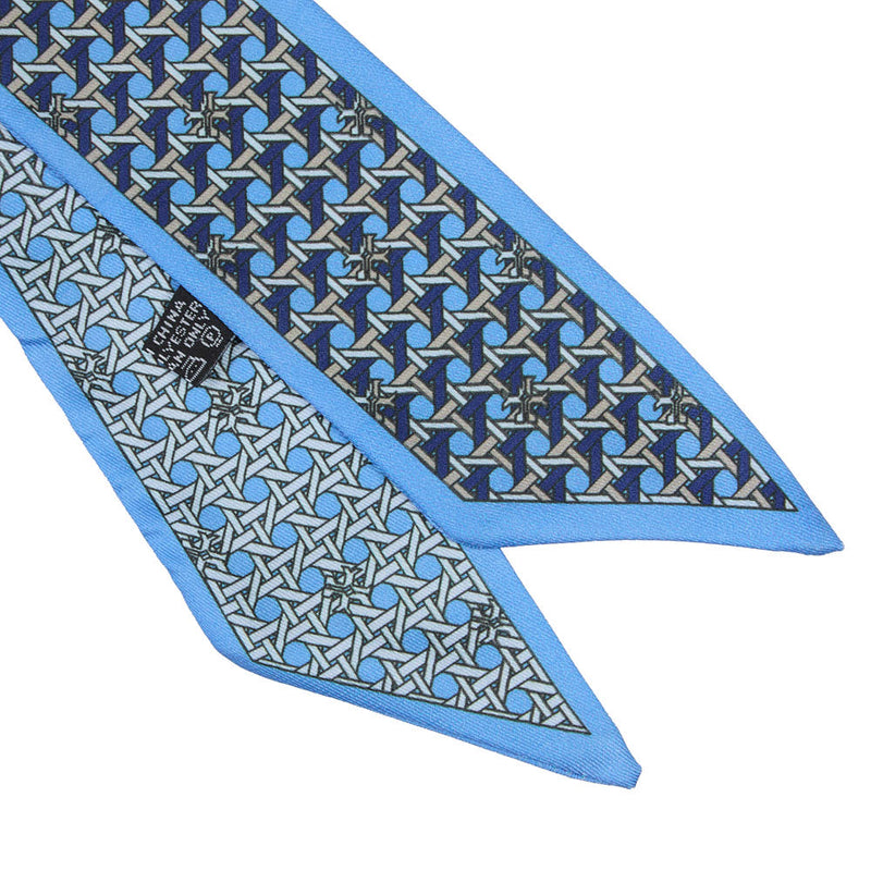 NRS Blue Basket Weave Style Twilly
