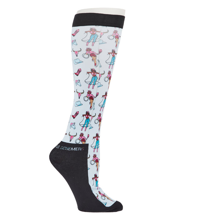 Dreamers & Schemers Limited Edition Lasso Gurls Socks OSFM