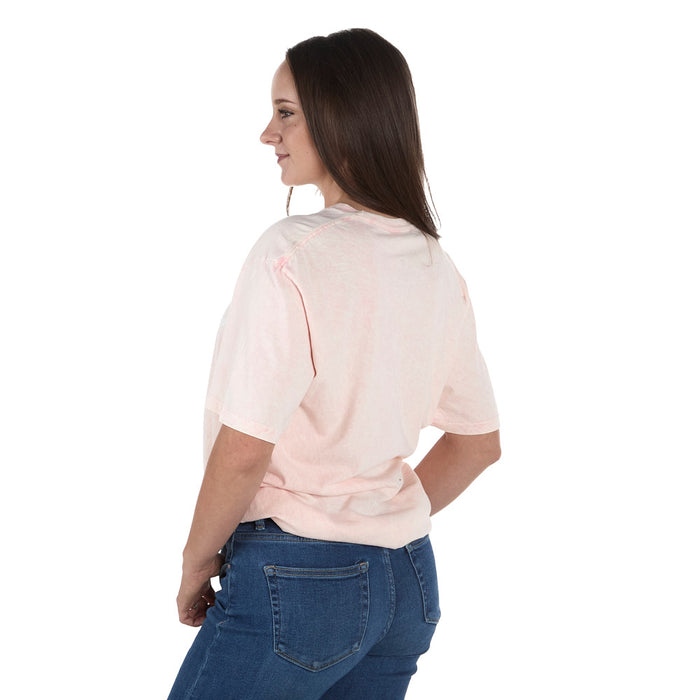 Lotus Fashion Women's Pink Howdy Tee Shirt