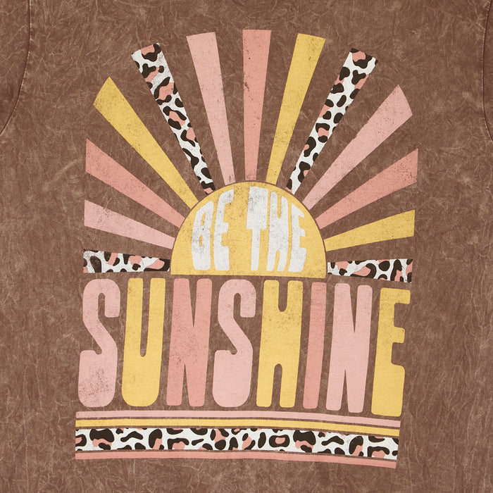 Lotus Fashion Women's Be The Sunshine Mocha Tee Shirt