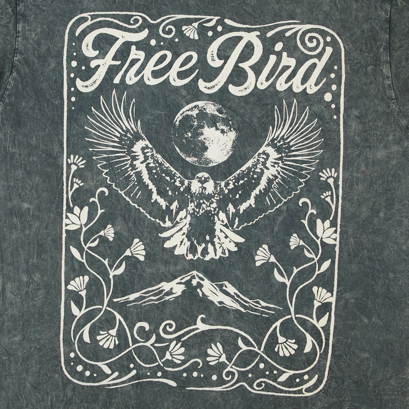 Lotus Fashion Free Bird Stone Grey Tee Shirt