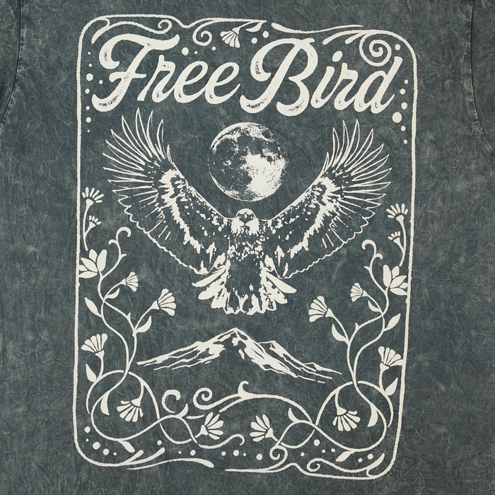 Lotus Fashion Free Bird Stone Grey Tee Shirt