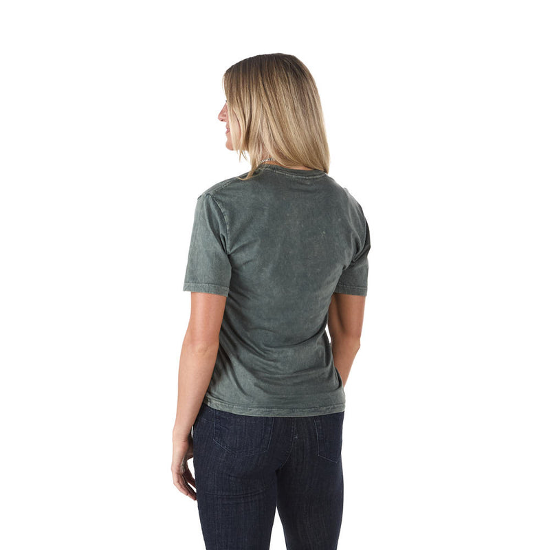 Lotus Fashion Women's Stone Grey Wild West Cactus Tee Shirt