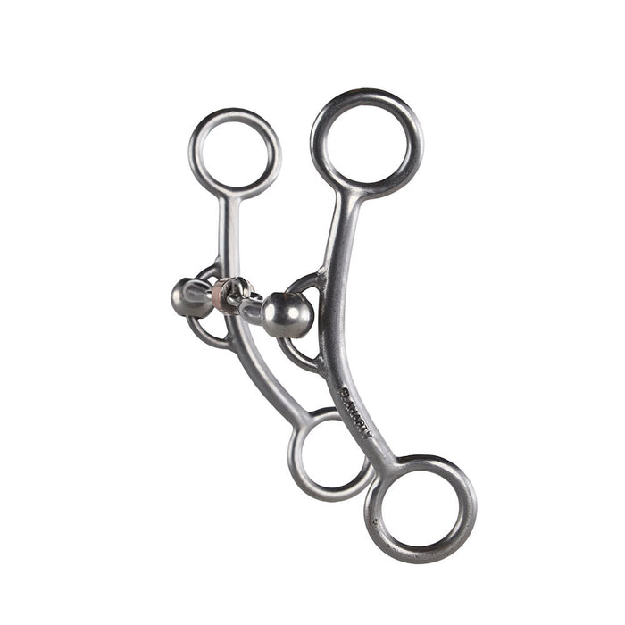 Flaharty Bits  Spurs Smooth 3pc Lil Fat Betty Gag Bit