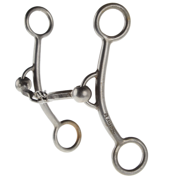 Flaharty Bits  Spurs Hexagon Chain Center Lil Fat Betty Gag Bit