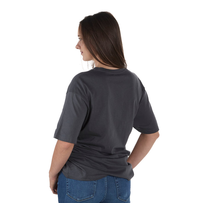 Lotus Fashion Women's Dark Grey Raised on 90's Country Tee Shirt