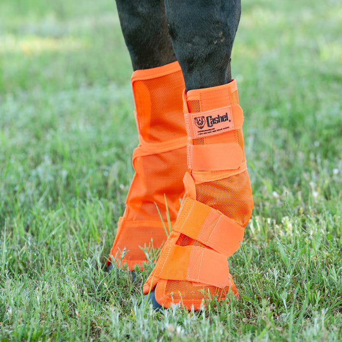 Cashel Company Orange Fly Guard Horse Fly Boots