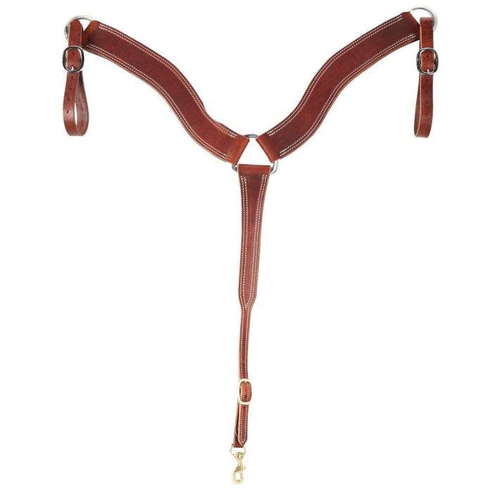 Cowperson Tack 2 3/4 Inch Oiled Harness Leather Contoured Breast Collar