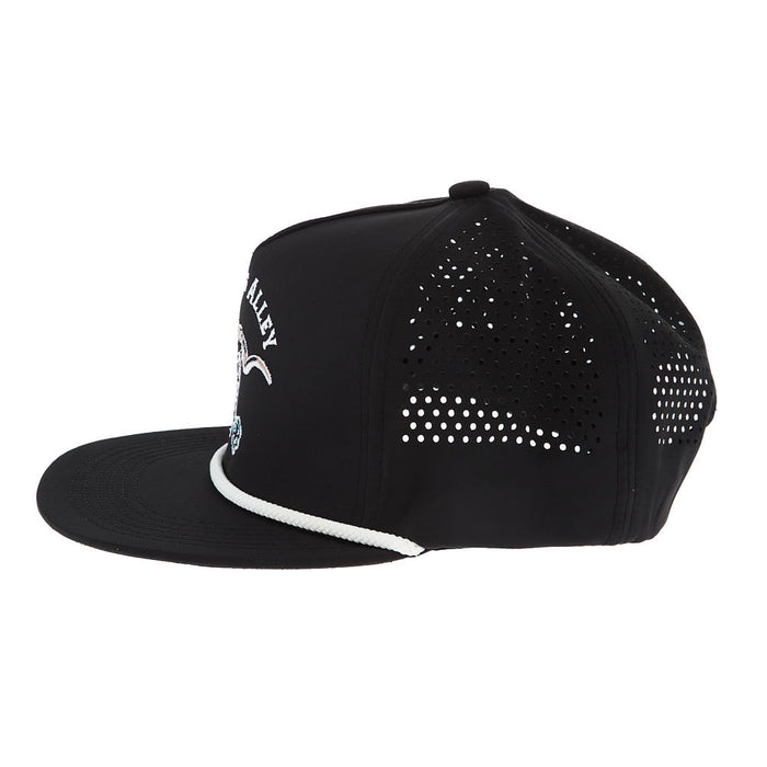 Cactus Alley Hat Co Blowin Smoke Black/White Cap