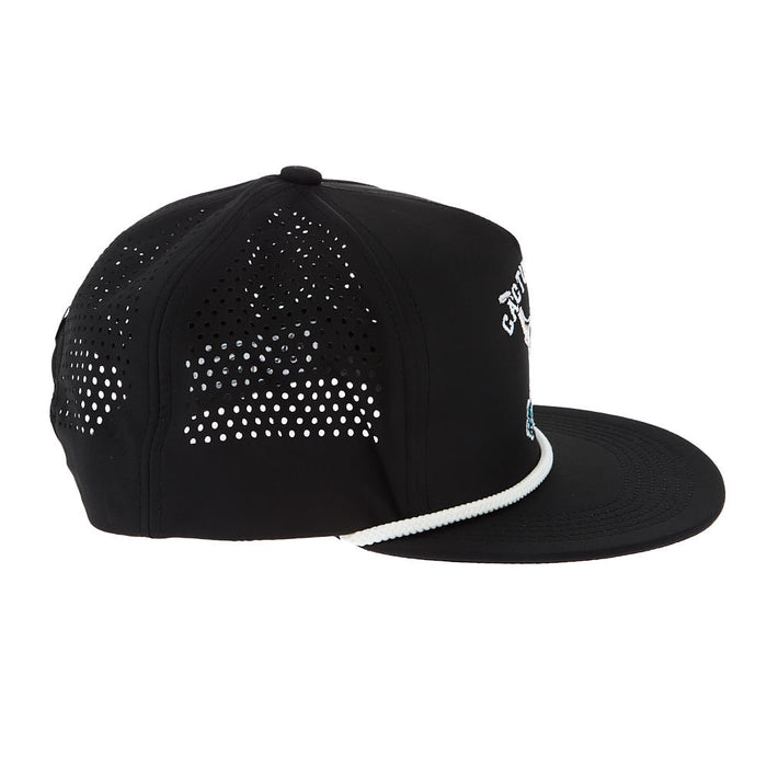 Cactus Alley Hat Co Blowin Smoke Black/White Cap