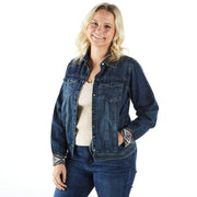 Montanaco Women's Embroidered Denim Jacket