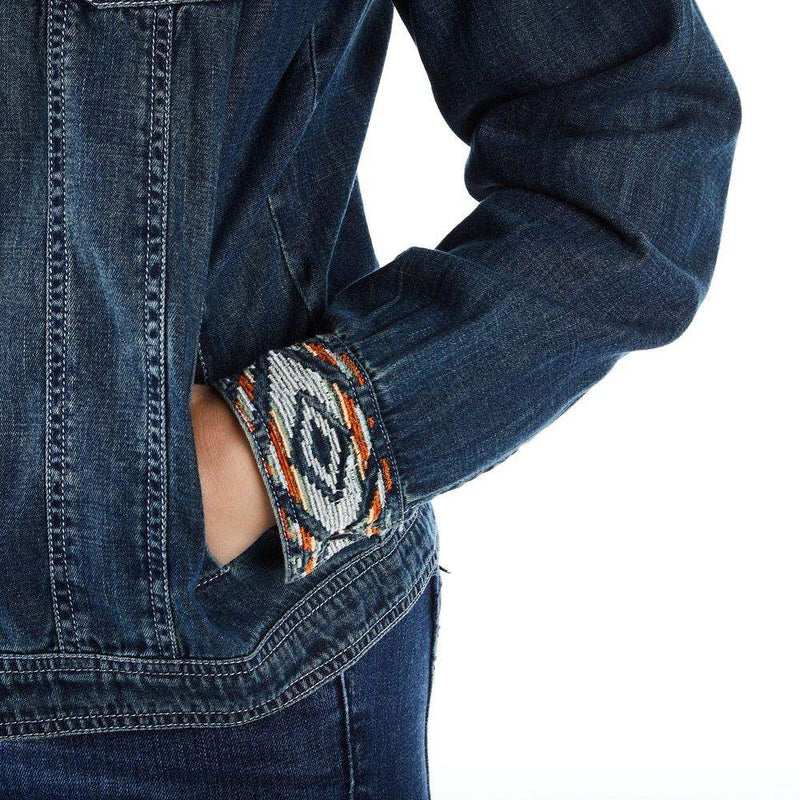 Montanaco Women's Embroidered Denim Jacket