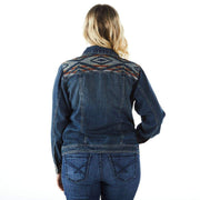 Montanaco Women's Embroidered Denim Jacket