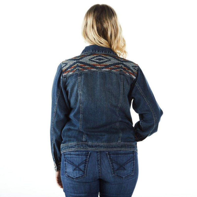 Montanaco Women's Embroidered Denim Jacket