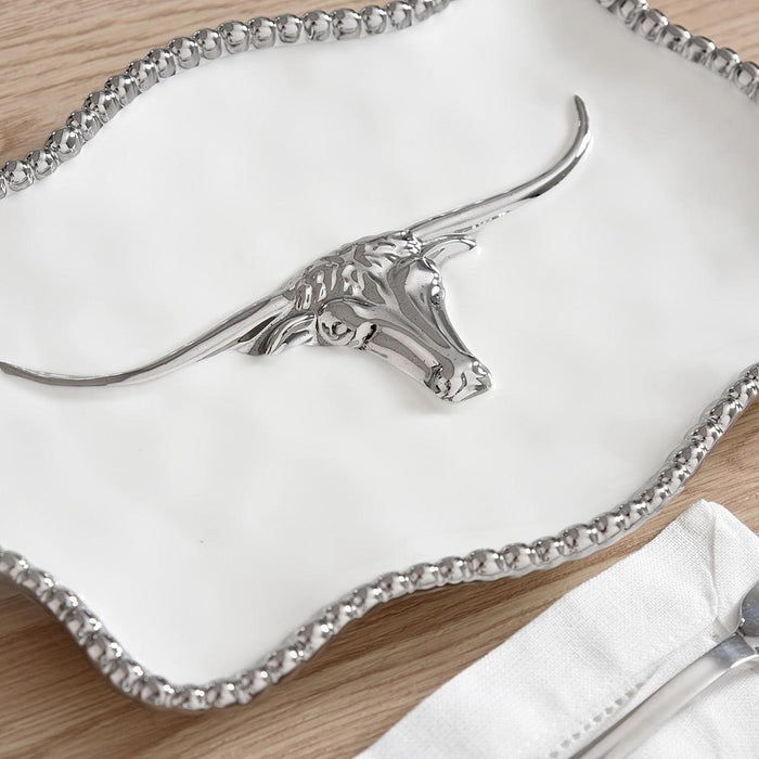 Pampa Bay Porcelain Longhorn Small Tray