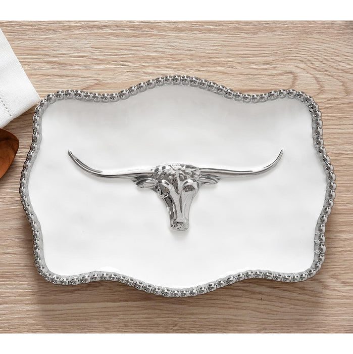 Pampa Bay Porcelain Longhorn Small Tray