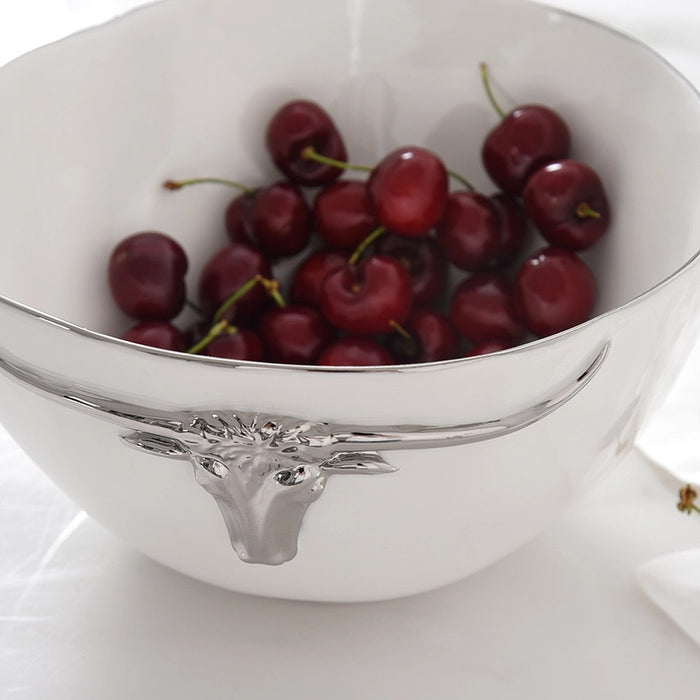 Pampa Bay Longhorn Porcelain Large Bowl