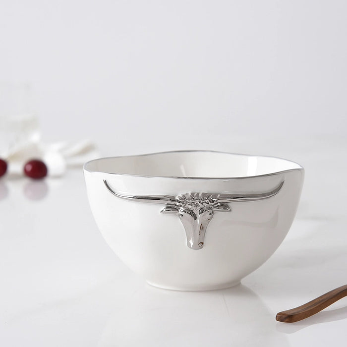 Pampa Bay Longhorn Porcelain Small Bowl