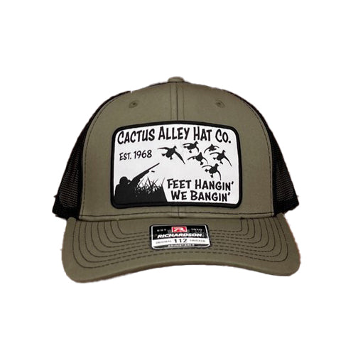 Cactus Alley Hat Co Feet Hangin Loden Black Cap
