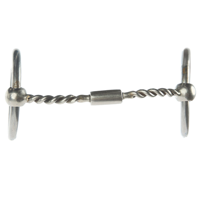 Flaharty Bits  Spurs Billy Allen Twisted Wire Locked O Ring Snaffle Bit