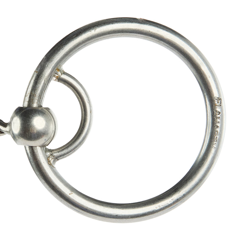 Flaharty Bits & Spurs Billy Allen Twisted Wire Locked O Ring Snaffle Bit