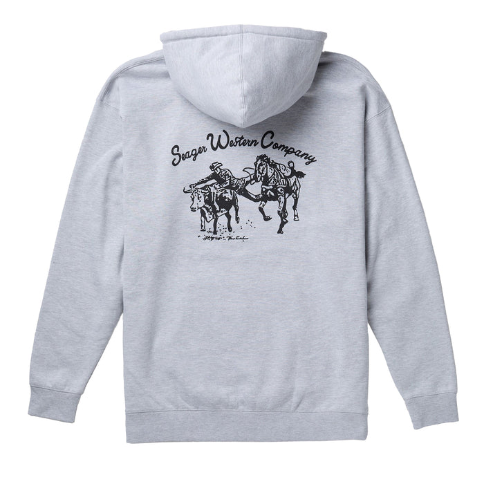 Seager Inc Mens Los Rios Grey Hoodie