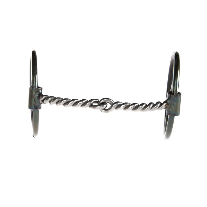 Dutton Bits Locked O Ring Twisted Wire Gag Bit