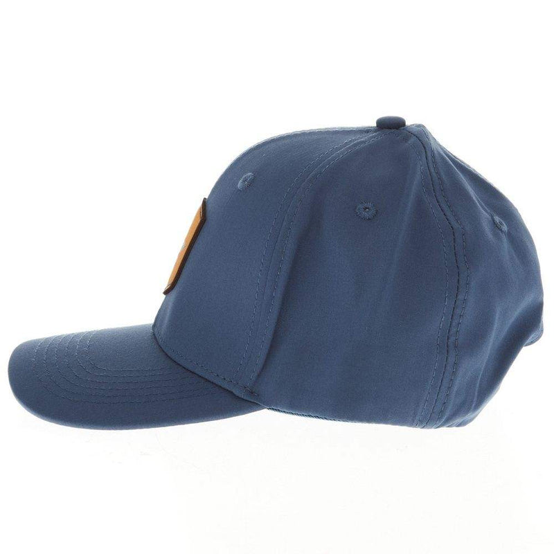 Lone Star Ropes Navy Leather Patch Snapback Cap