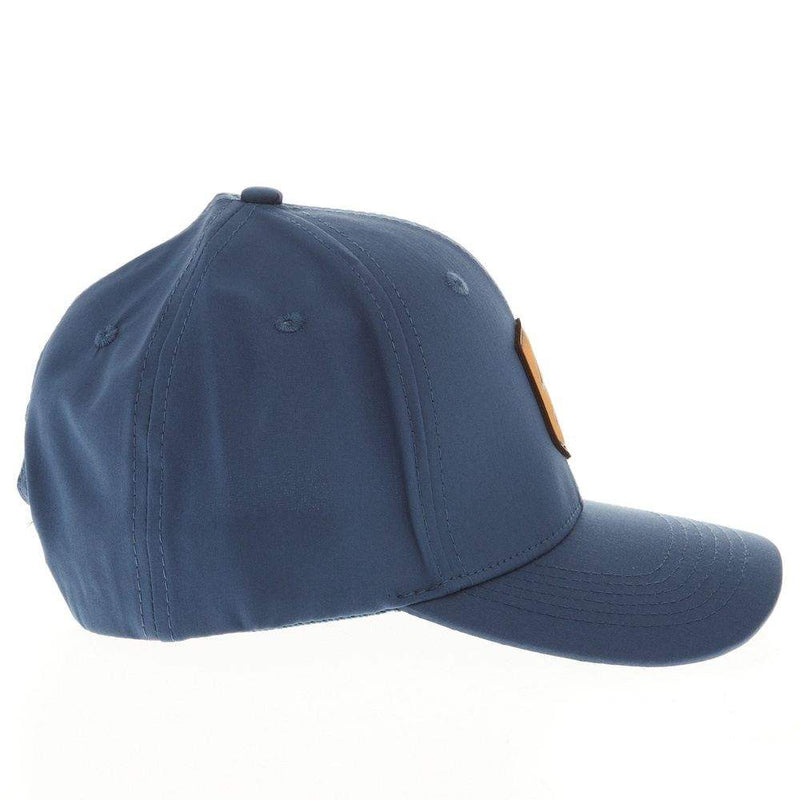 Lone Star Ropes Navy Leather Patch Snapback Cap
