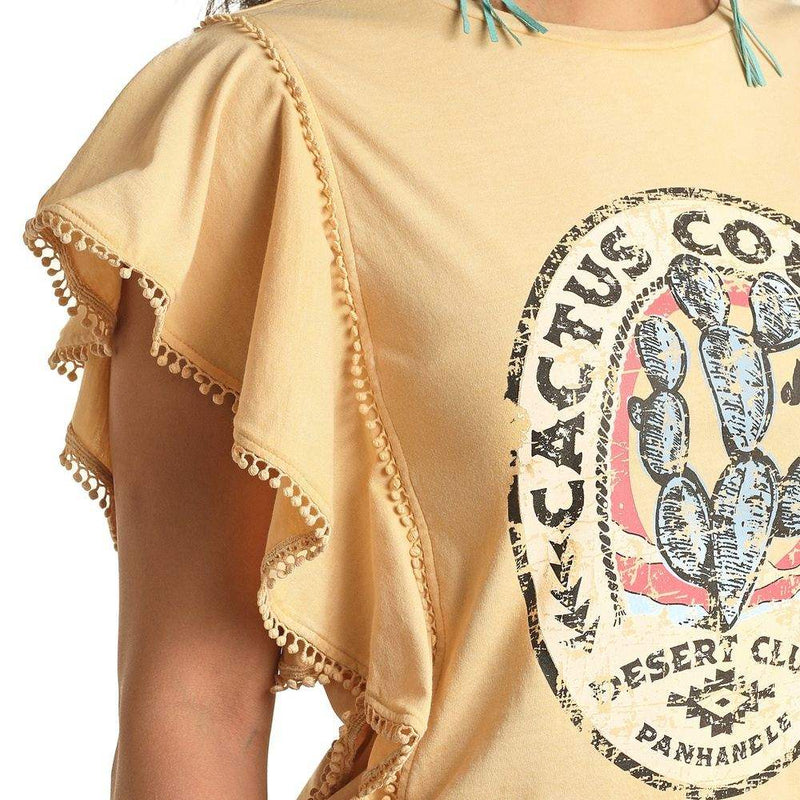 Panhandle Women's Graphic Flutter Sleeve Tee