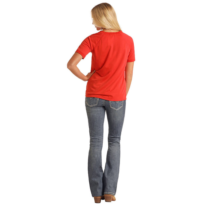 Panhandle Womens Scarlet Graphic Tee