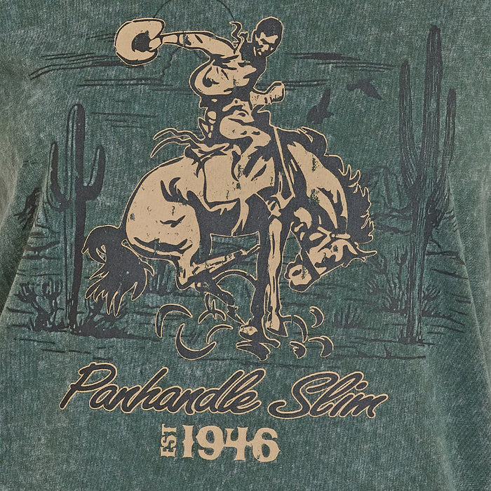 Panhandle Women's Forest Green Desert Rider Tee Shirt