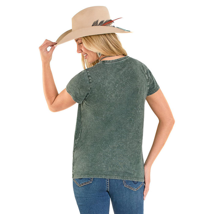 Panhandle Women's Forest Green Desert Rider Tee Shirt