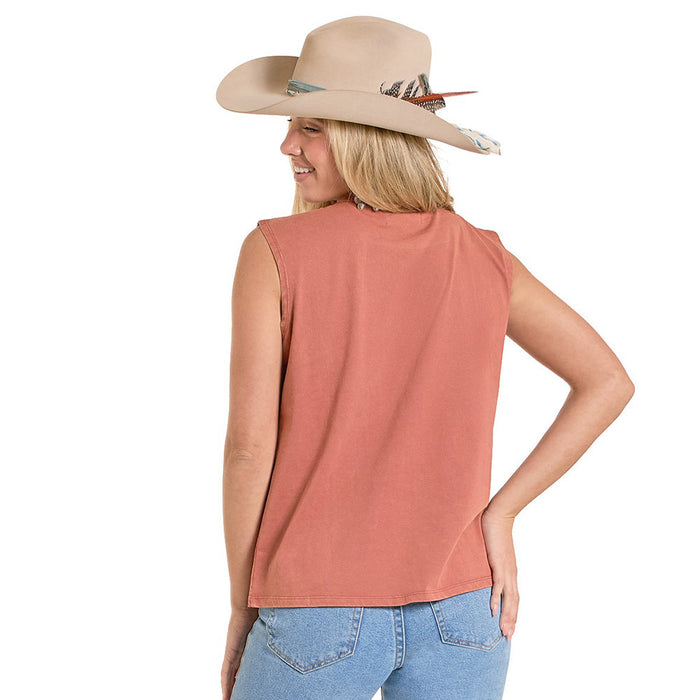 Panhandle Women's Rose Studded Top