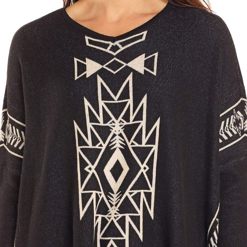 Panhandle Women's South West Poncho Top
