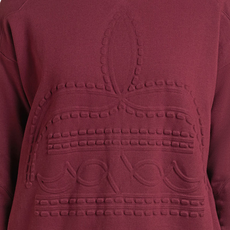 Panhandle Women's Wine Boot Stitch Sweater