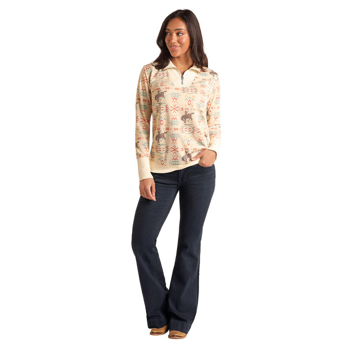 Panhandle Bucking Horse 1/4 Zip Pullover